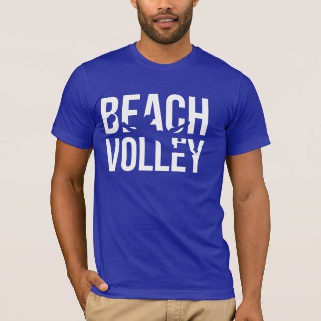 T-shirt Volleyball de plage (Devant)