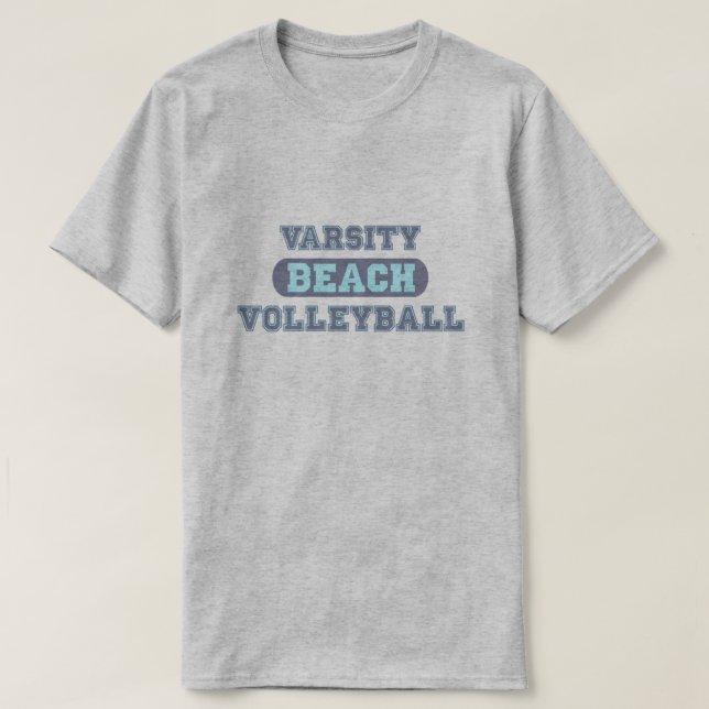 T-shirt Volleyball de plage drôle (Design devant)