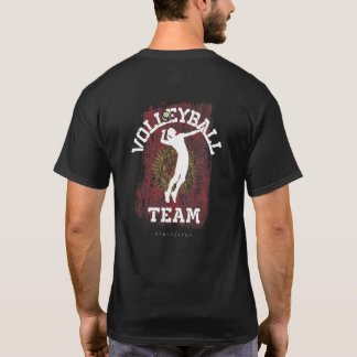 T-shirt Volleyball Drapeau Kirghizistan Filles Volleyball