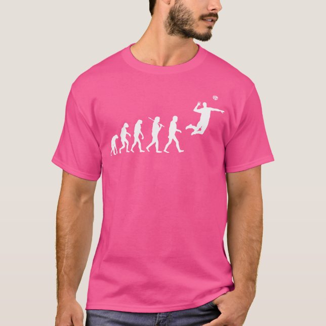 T-shirt Volleyball Evolution Volleyballer (Devant)