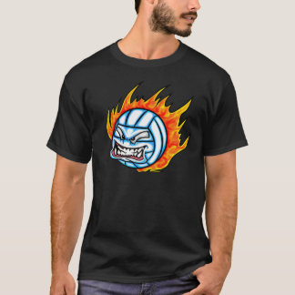 T-shirt volleyball flamboyant