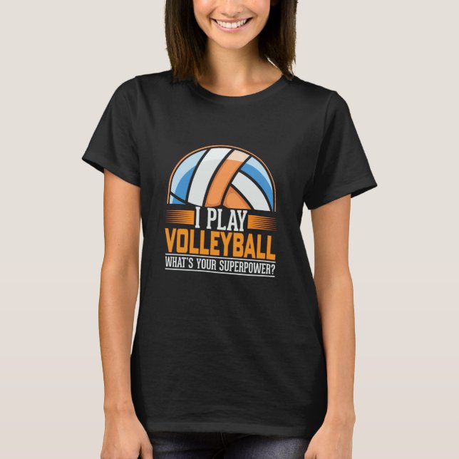 T-shirt Volleyball for Men & Women or Coaches  6 (Devant)