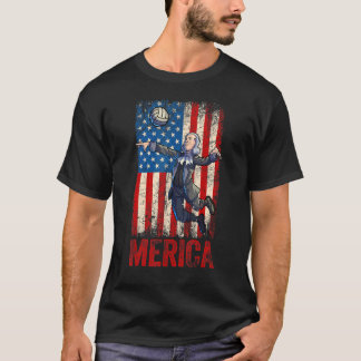 T-shirt Volleyball George Washington 4 juillet Garçons