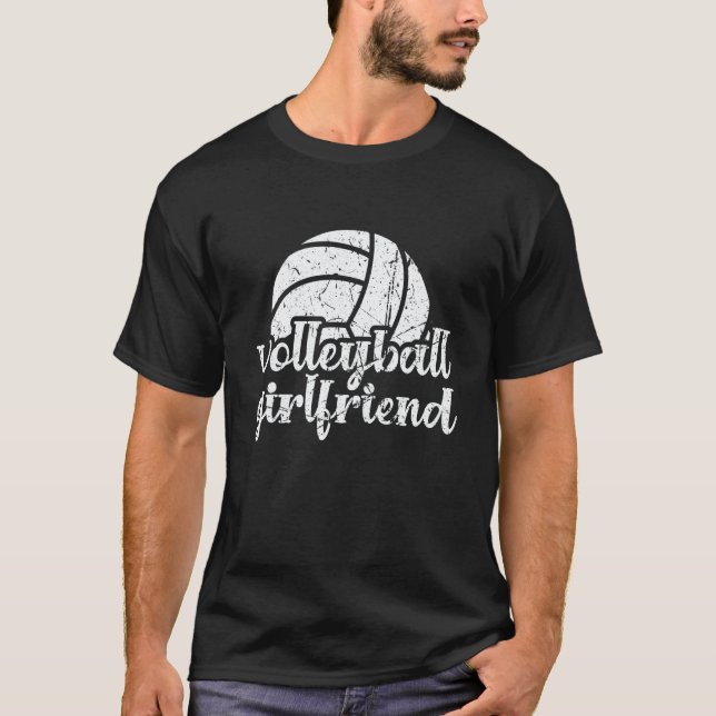 T-shirt Volleyball Girlfriend Coach Fan Player  1 (Devant)