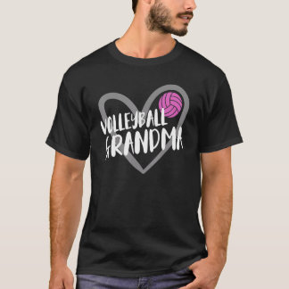 T-shirt Volleyball Grandma Heart