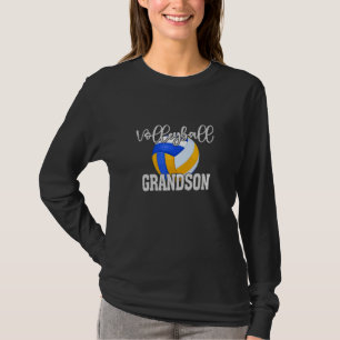 T-shirt Volleyball Grandson Vintage Volleyball Family Matc