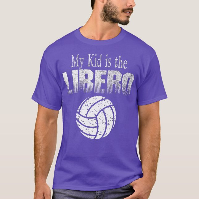 T-shirt Volleyball Libero Maman Cadeau (Devant)