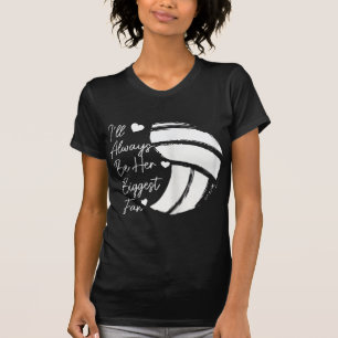 T-shirt Volleyball Maman Sa Plus Grande Fan Volleyball Fil