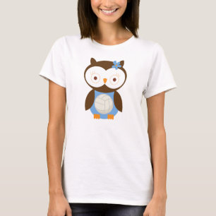 T-shirt Volleyball mignon de hibou