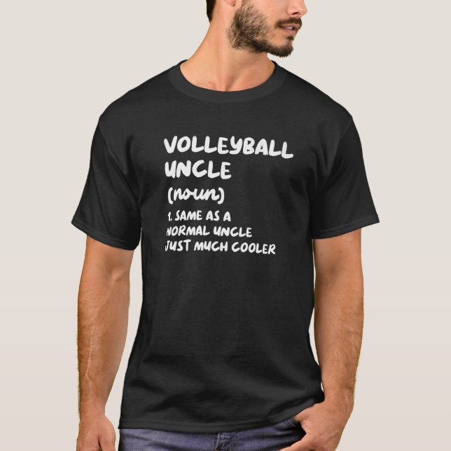 T-shirt Volleyball Oncle Définition Sports (Devant)