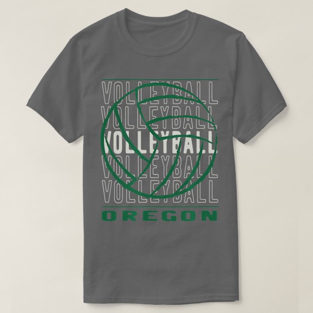 T-shirt Volleyball Oregon  (Design devant)