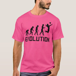 T-shirt Volleyball Player Evolution Funny Volleyball