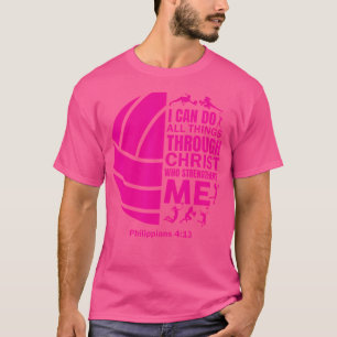T-shirt Volleyball pour n filles drôle chrétien Christ