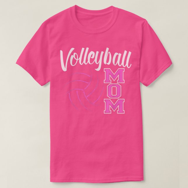 T-shirt Volleyball s pour les femmes Volleyball maman t-sh (Design devant)