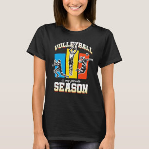 T-shirt Volleyball saison préférée Ball Sports Volleyball