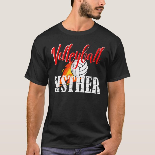 T-shirt Volleyball Sister Volleyball   (Devant)