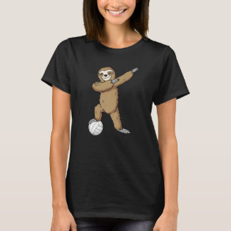 T-shirt Volleyball Sloth Dabbing Kids Boys Girls Youth