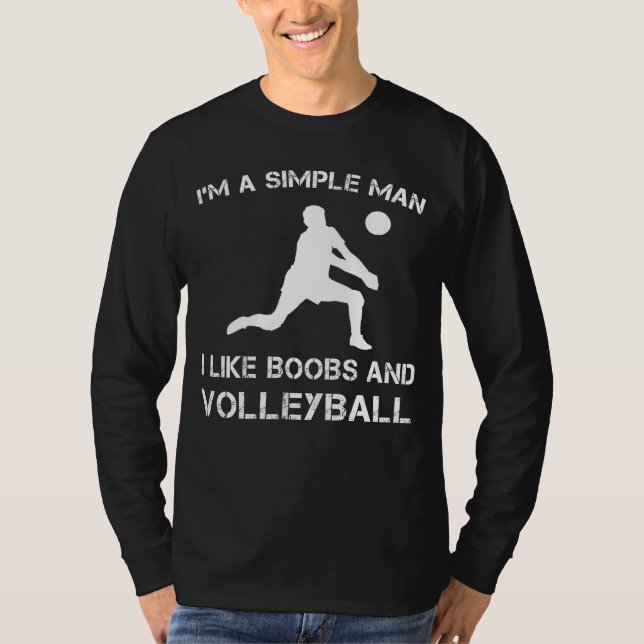T-shirt "Volleyball : Spike, Set, Laugh !" (Devant)