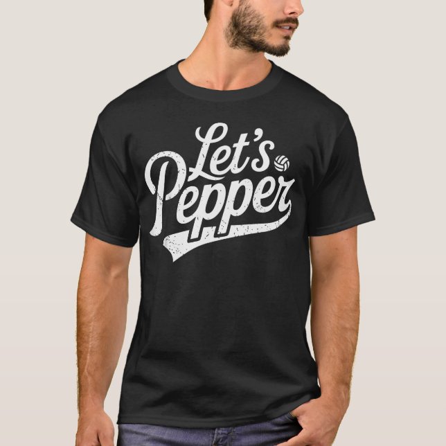 T-shirt Volleyball Sport Let39S (Devant)