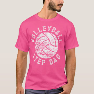 T-shirt Volleyball Step-Papa D'Un Joueur De Volleyball Ste
