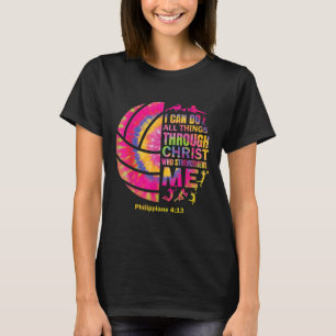 T-shirt Volleyball T Chemise Ado Filles Femmes Christian C