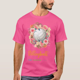 T-shirt Volleyball Team Amusement Passion Love Volleyball