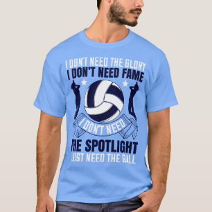 T-shirt Volleyball Un Bon Réglage Comme Un Garçon