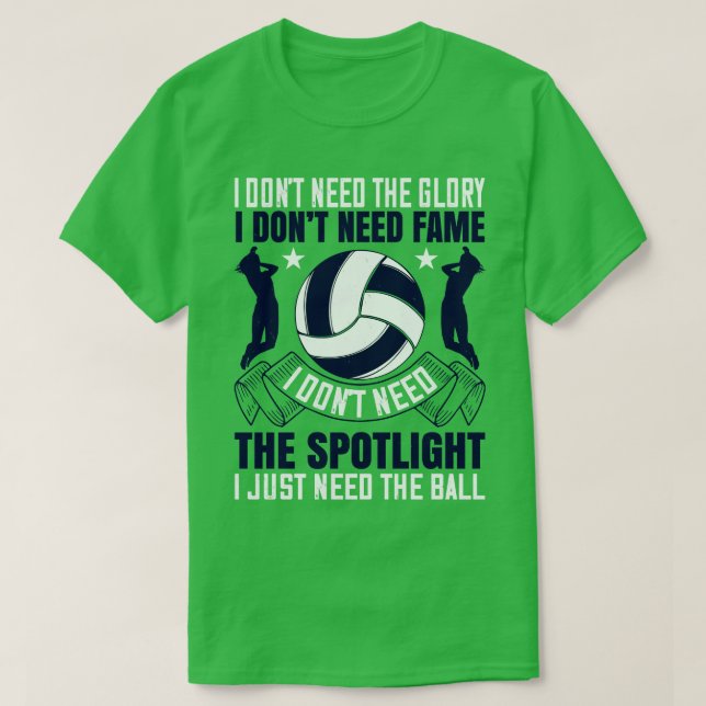 T-shirt Volleyball Un Bon Réglage Comme Un Garçon (Design devant)