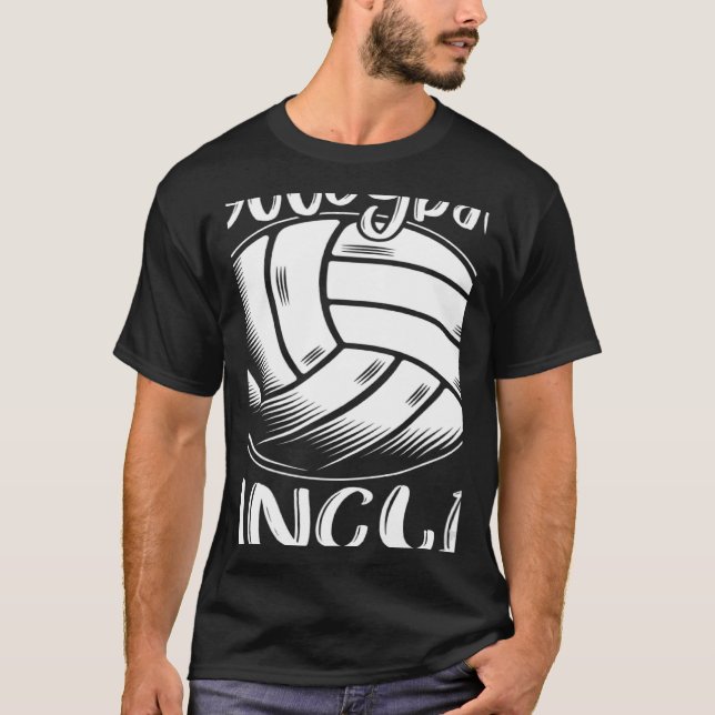 T-shirt Volleyball Uncle For Family Matching Players Team  (Devant)