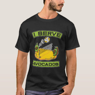 T-shirt Volleyball Vball Beach Volleyball Avocat