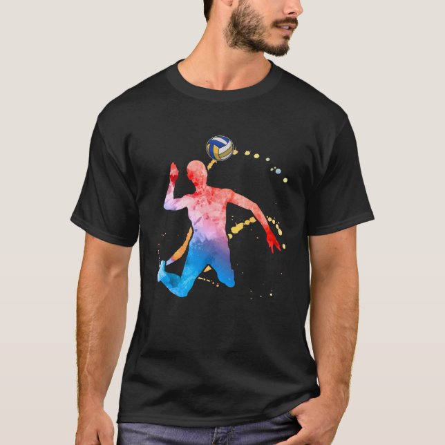 T-shirt Volleyballer Graphic Beach Volleyball (Devant)