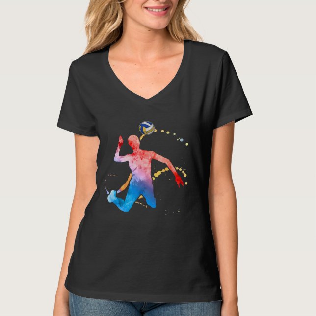 T-shirt Volleyballer Graphic Beach Volleyball (Devant)