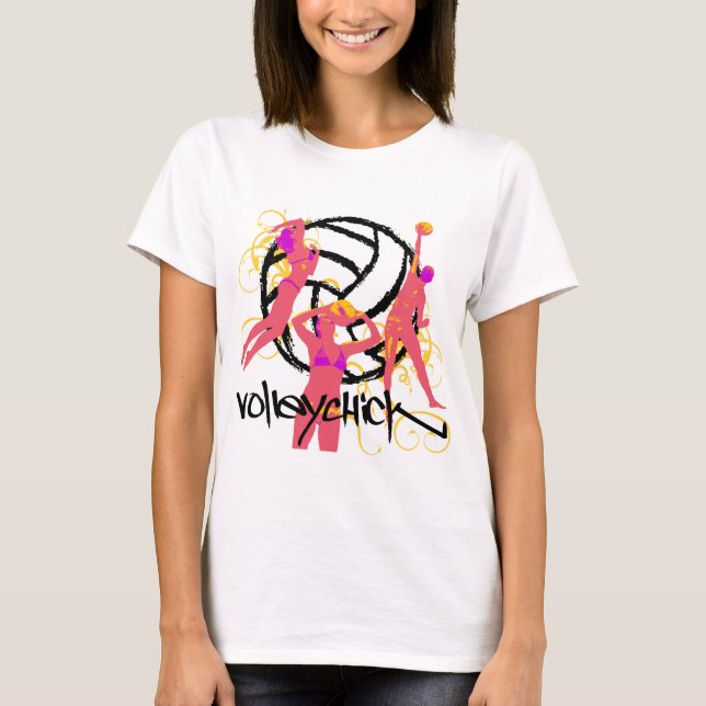 T-shirt VolleyChick Curt (Devant)
