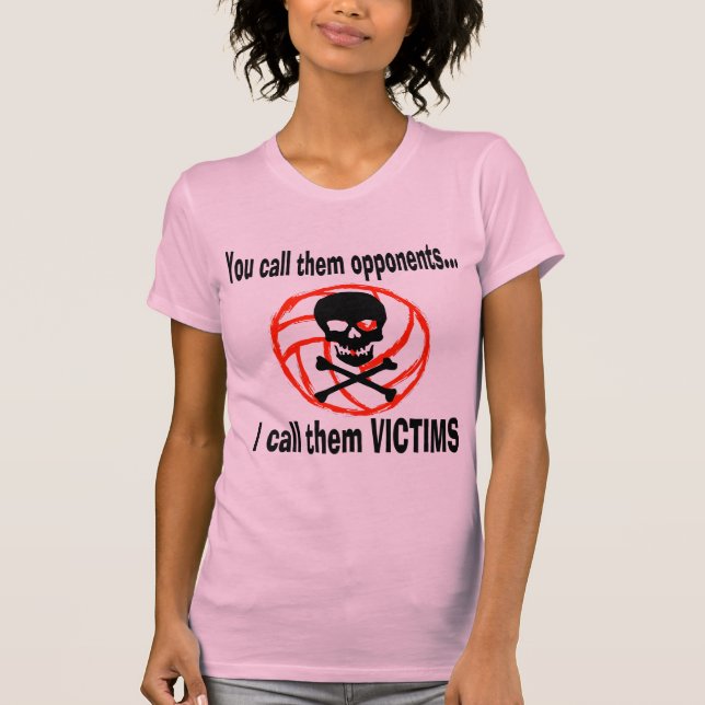 T-shirt VolleyChick VolleyVictime (Devant)