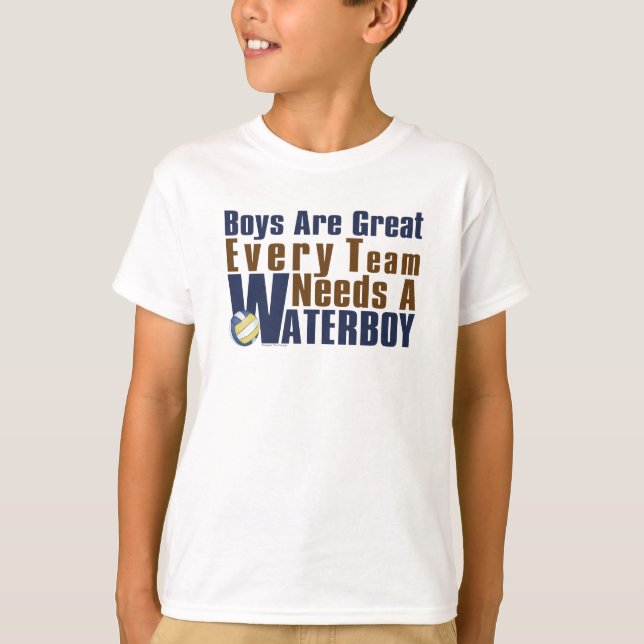T-shirt Vollyball Waterboy en bleu (Devant)