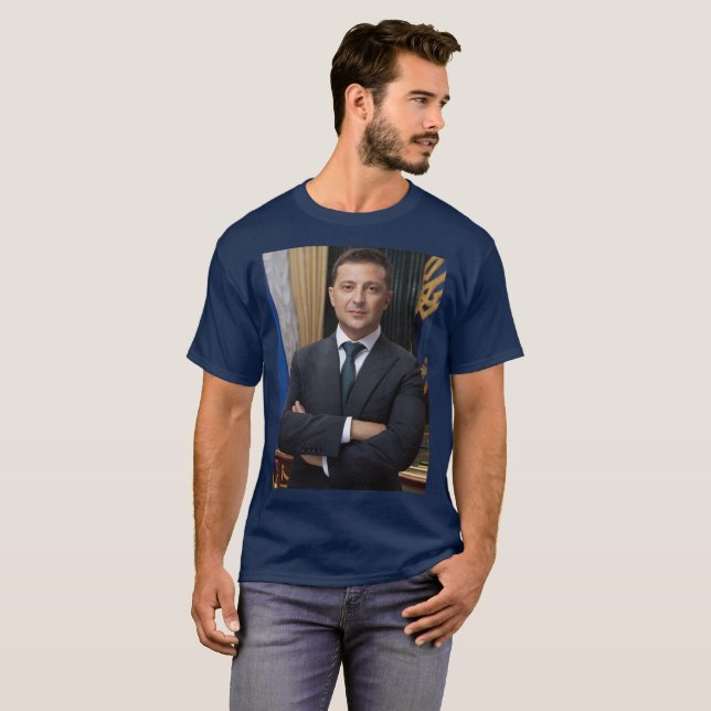 T-shirt Volodymyr Oleksandrovych Zelenskyy Ukraine T-Shir (Devant entier)