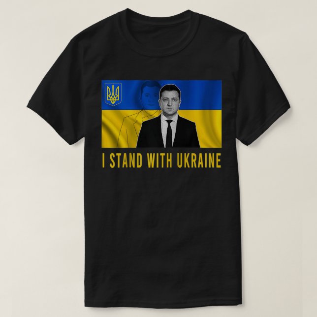 T-shirt Volodymyr Zelensky Pas Tous Les Héros Portent Capu (Design devant)