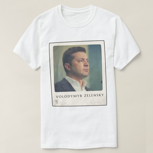 T-shirt Volodymyr Zelensky, Volodymyr Zelinsky (Design devant)