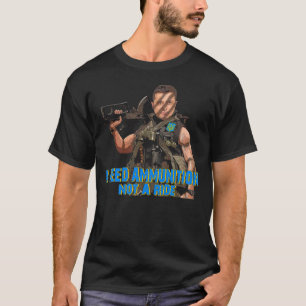 T-SHIRT VOLODYMYR ZELENSKYY J'AI BESOIN DE MUNITION ET NON
