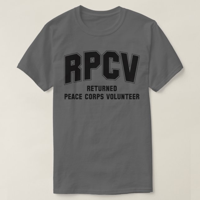 T-shirt Volontaires du Corps de la Paix (Design devant)