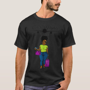 T-shirt Vols de rattrapage Pas de sentiments Voyager autou