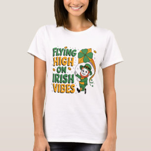 T-shirt Vols en hauteur sur des vibes irlandaises St. Patr