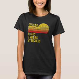 T-shirt Vols Retro Catching & Mind My Business Vinta
