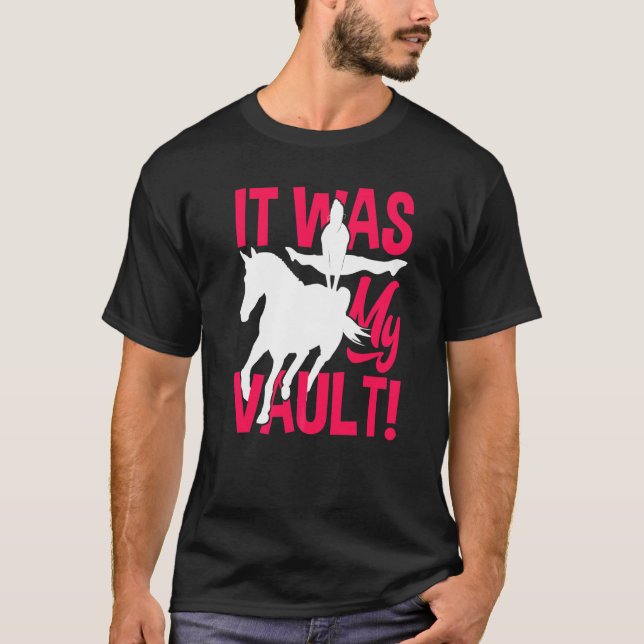 T-shirt Voltige équestre Cheval de voltige Voltige sur che (Devant)