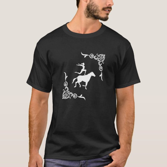 T-shirt Voltige équestre Cheval Voltige (Devant)