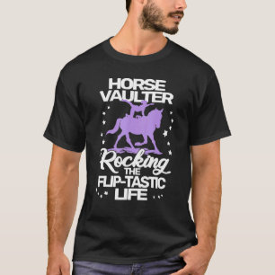 T-shirt Voltigeur équestre secouant la vie fantastique de