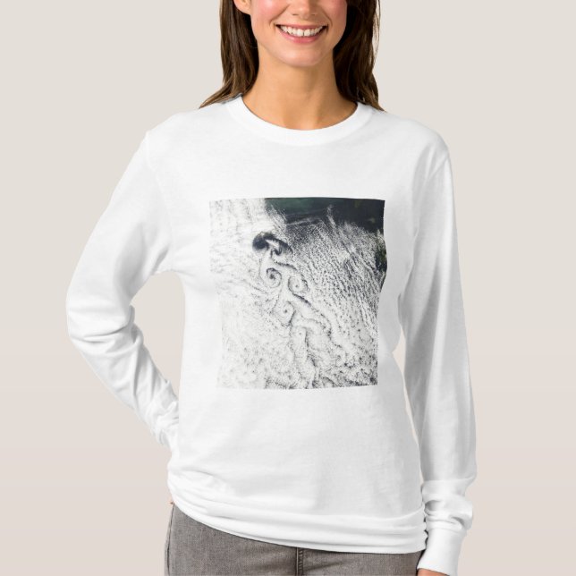 T-shirt Von Karmann nuages vortices (Devant)