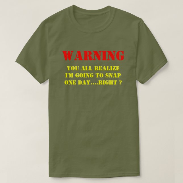 T-SHIRT VONNA SNAP UN JOUR (Design devant)