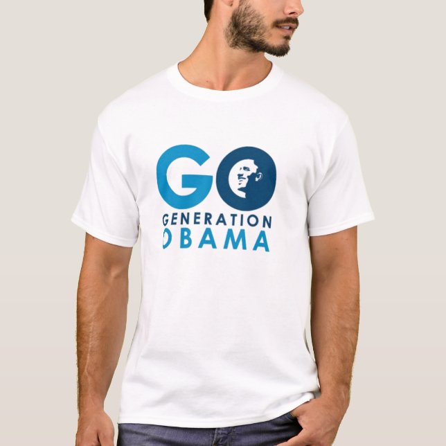 T-shirt Vont la génération Obama T blanc (Devant)
