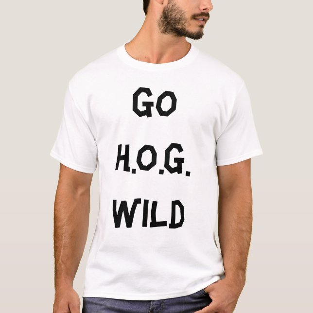 T-shirt Vont le PORC sauvage (Devant)